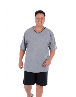 Pijama masculino plus size